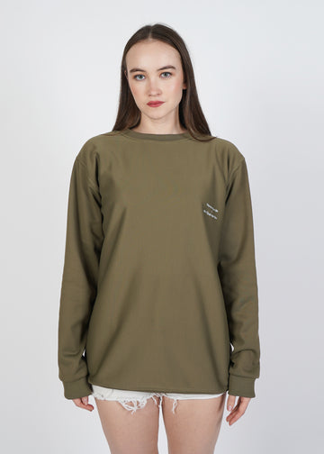 Women Sweatshirt olivegreen