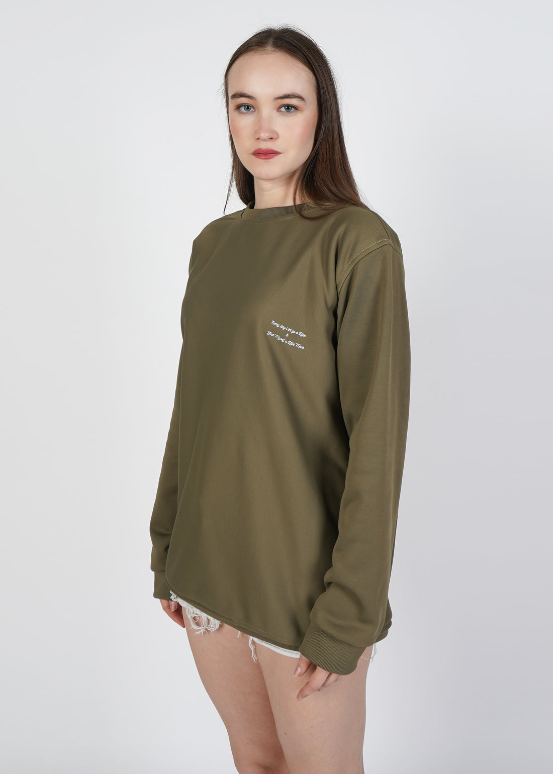Women Sweatshirt olivegreen