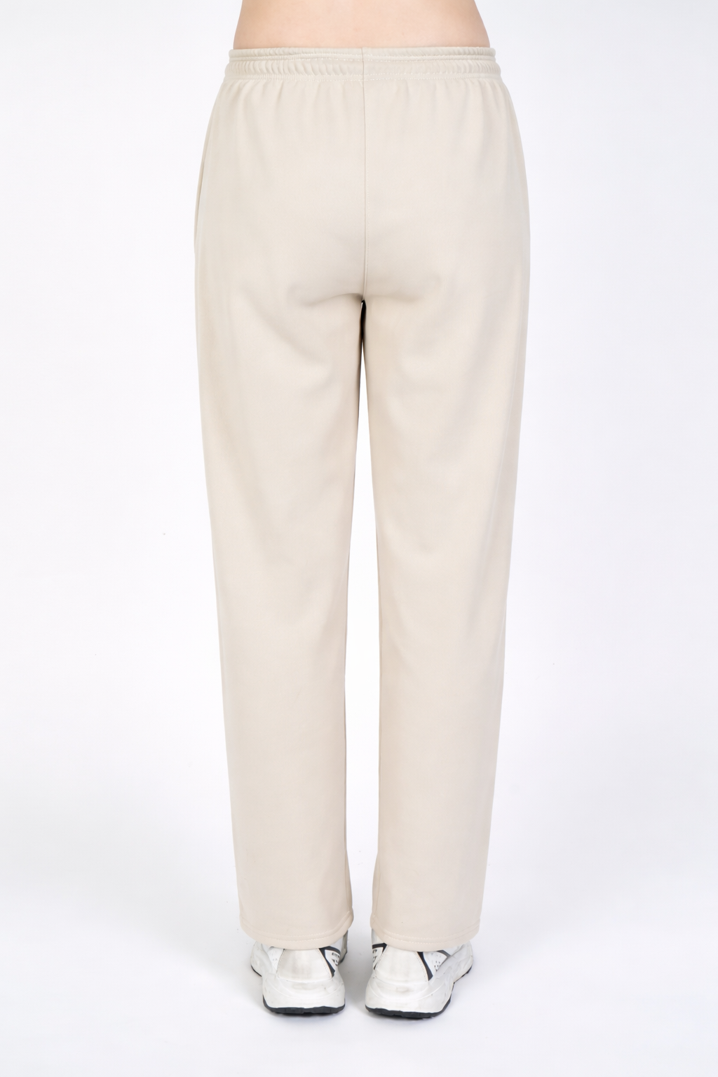 Soft Beige Relaxed Lounge TrackPants