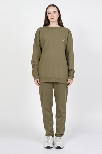 Women OliveGreen Co-ord set