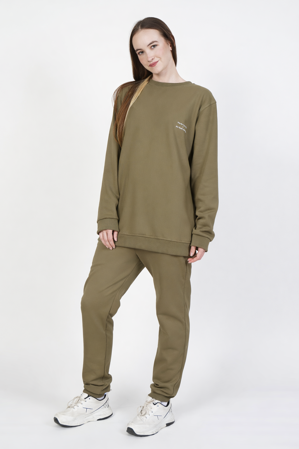 Women OliveGreen Co-ord set