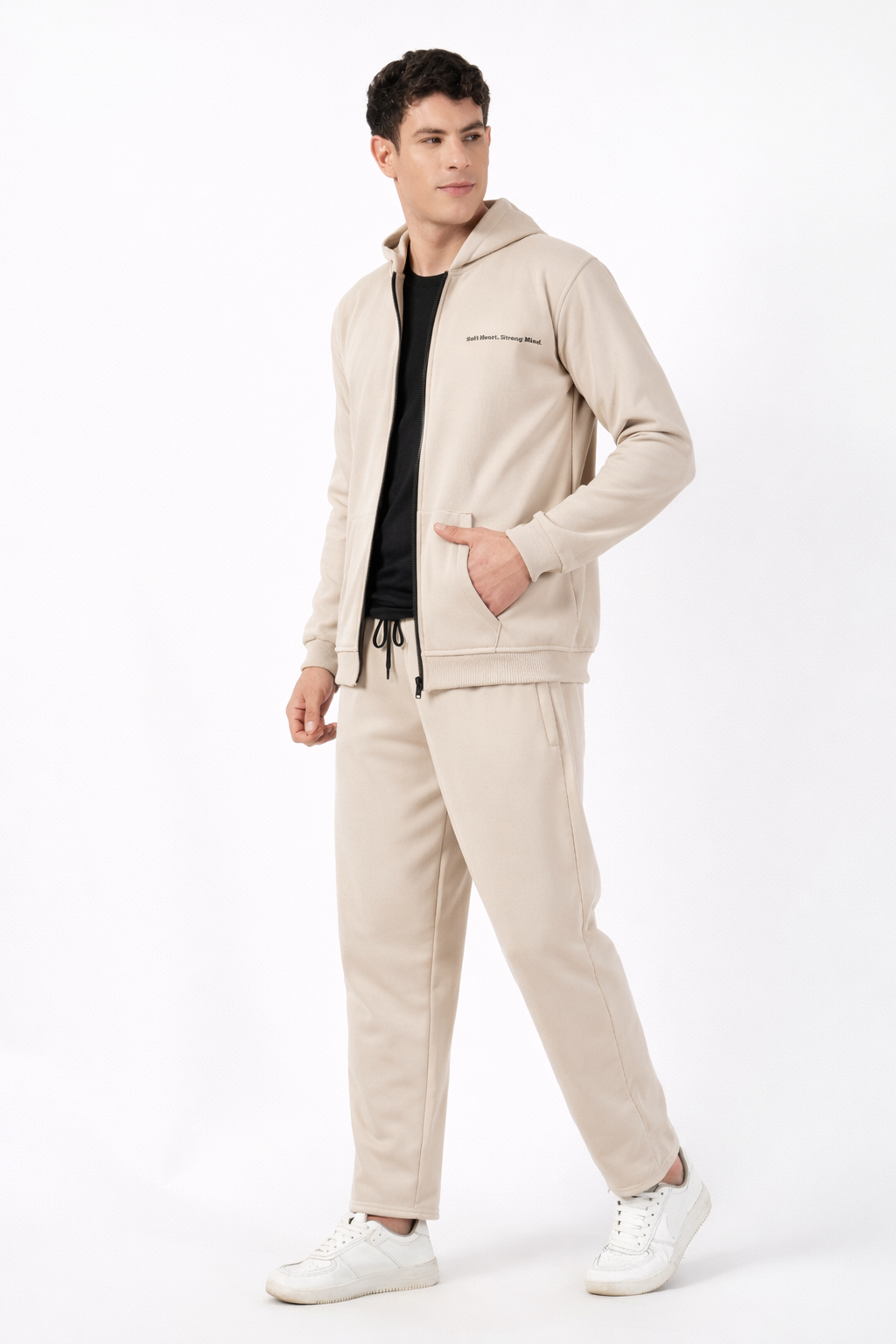 Men’s Zip-Up Hoodie Co-Ord Set