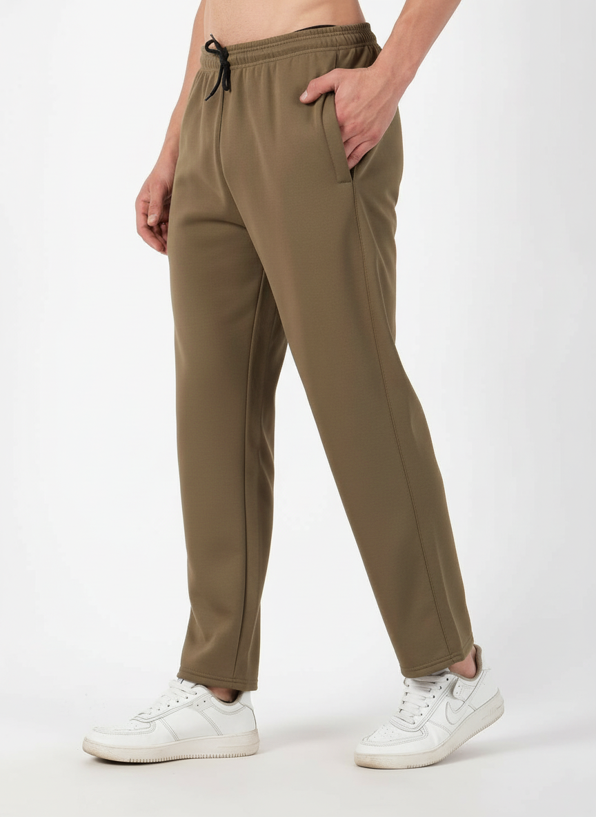 Olive Relaxed Fit Lounge TrackPants